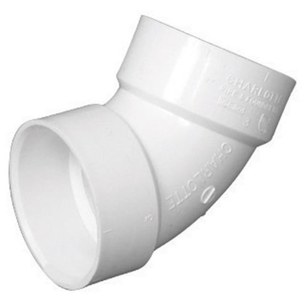 Charlotte Pipe PVC003191200HA 4 in. 60 Degree Elbow